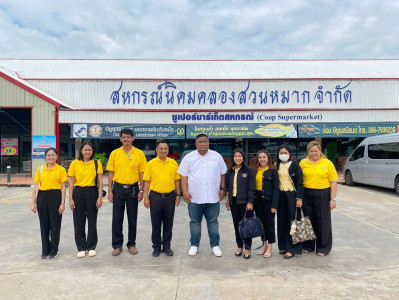 ลงพื้นที่ติดตามผลการดำเนินงานของโครงการส่งเสริมการดำเนินธุรกิจร้านค้าสหกรณ์ในรูปแบบซูเปอร์มาร์เก็ตสหกรณ์ และติดต่อประสานงานเตรียมความพร้อมเพื่อใช้เป็นสถานที่ในการจัดงานแสดงและจำหน่ายสินค้าคุณภาพจากผลิตภัณฑ์ชุมชนของสถาบันเกษตรกรผ่านซูเปอร์มาร์เก็ตสหกรณ์ ... พารามิเตอร์รูปภาพ 1